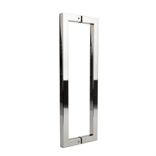 Estlegno U-greep vierkant, 15x15mm, L=300mm - Glans Chroom