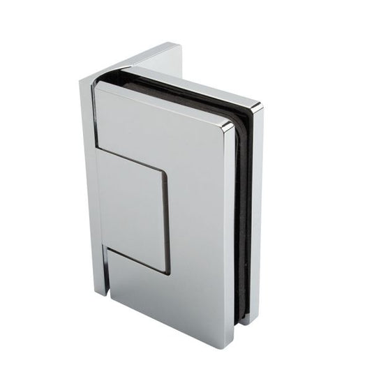Estlegno scharnier wand/glas 90° enkele schroefplaat - Glans Chroom