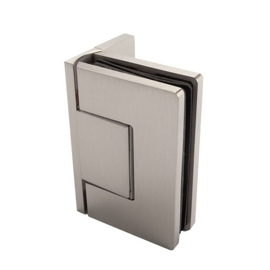 Estlegno scharnier wand/glas 90° enkele schroefplaat - RVS Effect