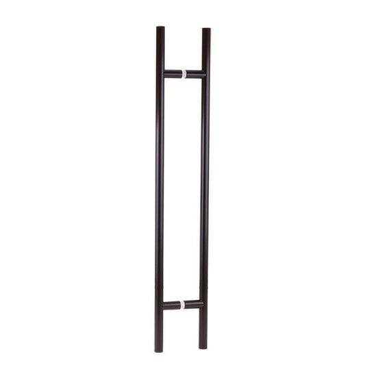 T-greep Paarsgewijs Ø20 700mm - Mat Zwart