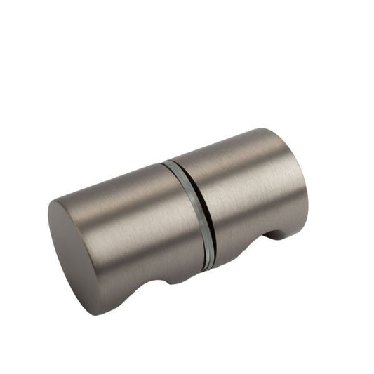 Estlegno knopstel rond met vingerinkeping ø30mm - RVS Effect