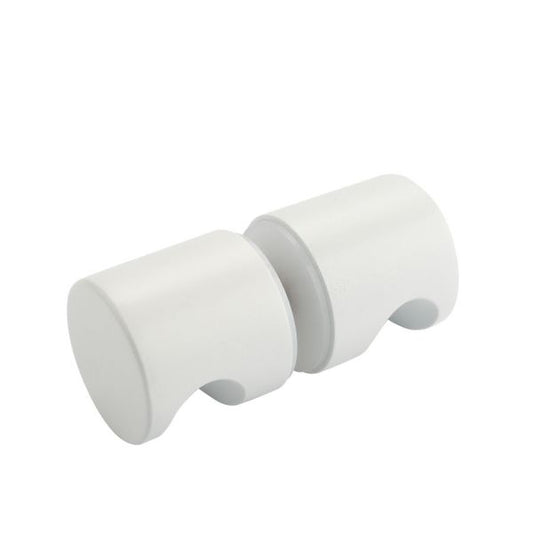 Estlegno knopstel rond met vingerinkeping ø30mm - Mat Wit