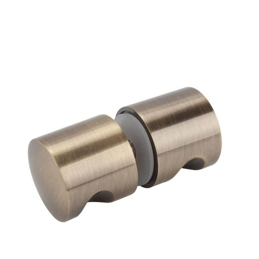 Estlegno knopstel rond met vingerinkeping ø30mm - Brushed Bronze