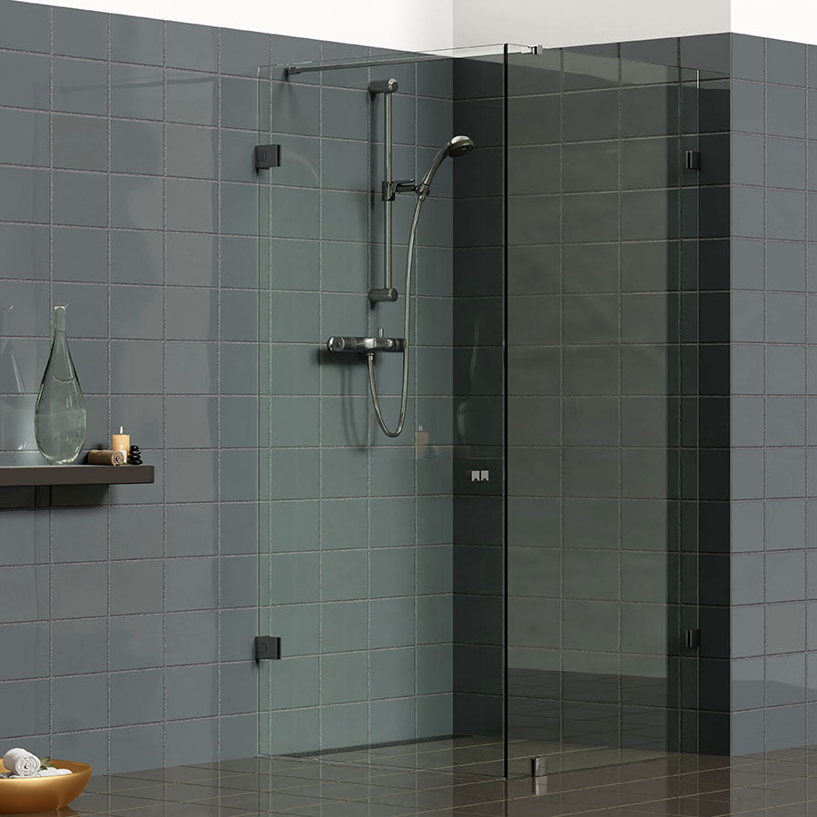Estlegno Bosco scharnier wand/glas 90° enkele schroefplaat