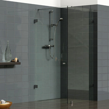 Estlegno Bosco scharnier wand/glas 90° enkele schroefplaat