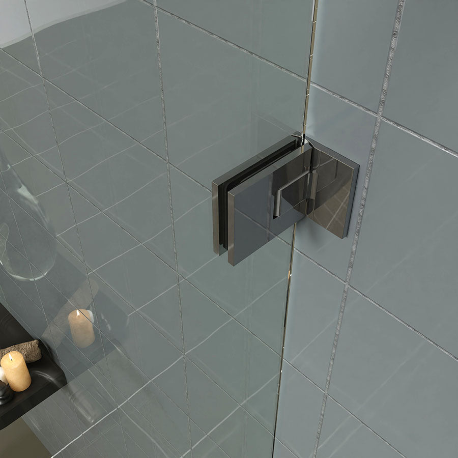 Estlegno Bosco scharnier wand/glas 90° enkele schroefplaat